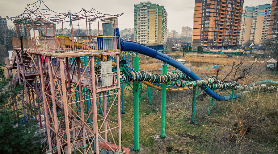 Заброшенный аквапарк «Экватор» в Краснодаре &copy;&nbsp;Фото Антона Быкова, Юга.ру