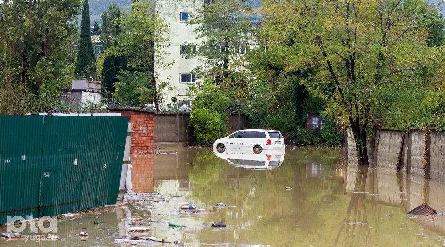 Последствия ливней и подтоплений в Туапсе, 25 октября 2018 г. © Фото Владислава Щеколдина, Юга.ру