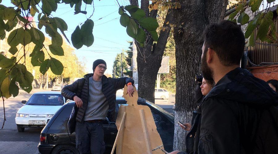 Фестиваль современного искусства «Может» во Владикавказе  &copy;&nbsp;Фото группировки ЗИП