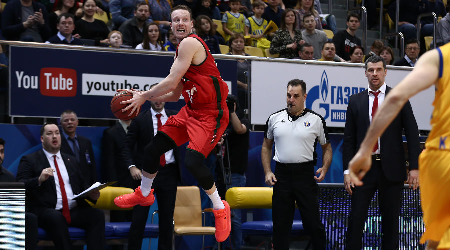 Матч Единой лиги ВТБ «Химки» — «Локомотив-Кубань». Дмитрий Кулагин © Фото пресс-службы ПБК «Локомотив-Кубань»