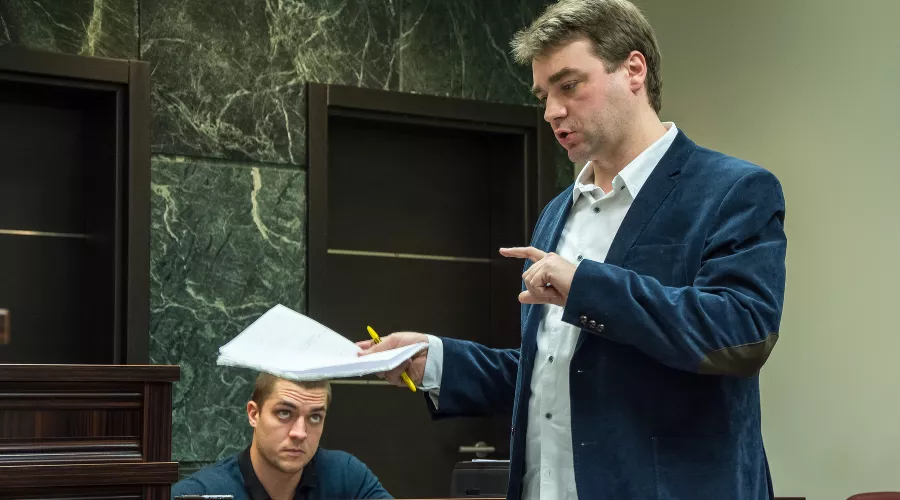 Александр Попков на суде по делу Антона Сачкова &copy;&nbsp;Фото Антонины Женжериной