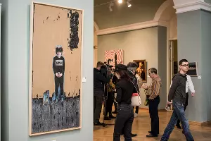 Выставка аукциона MOST, Selfie, Владимир Мигачев &copy;&nbsp;Фото Елены Синеок, Юга.ру