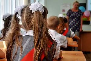 1 сентября в краснодарской школе &copy;&nbsp;Елена Синеок. ЮГА.ру