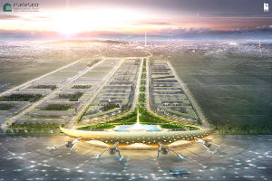 Проект международного аэропорта в Грозном © Изображение с сайта smbuil.ru