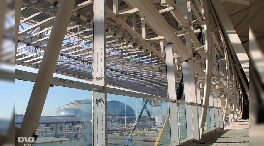 Строительство олимпийских объектов в Сочи &copy;&nbsp;Ирина Лукьяшко. ЮГА.ру