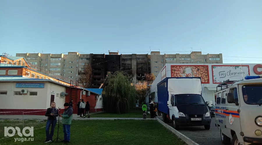 Падение СУ-34 в Ейске &copy;&nbsp;Фото Яры Гуляевой, Юга.ру