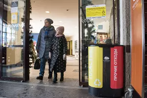 Раздельный сбор отходов на курорте &laquo;Роза Хутор&raquo; &copy;&nbsp;Фото Екатерины Лызловой, Юга.ру