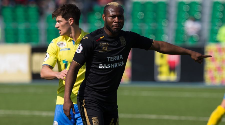 Матч 22-го тура РПЛ «Уфа» — «Ростов». Сильвестр Игбун © Фото пресс-службы ФК «Уфа»