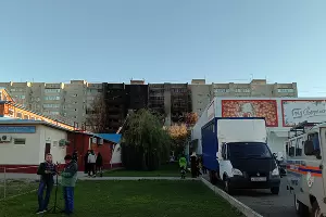 Падение СУ-34 в Ейске &copy;&nbsp;Фото Яры Гуляевой, Юга.ру