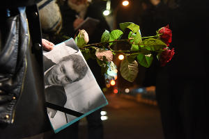 Акция памяти Бориса Немцова в Краснодаре © Елена Синеок, ЮГА.ру