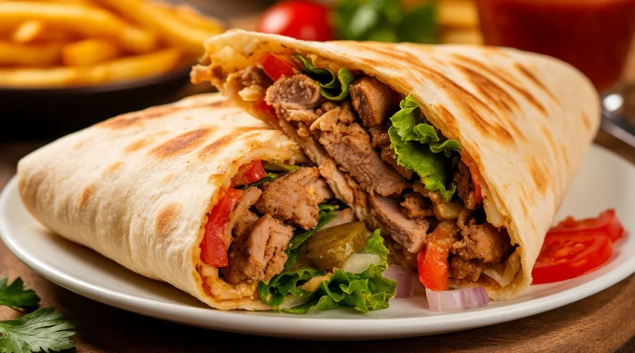 шаурма &copy;&nbsp;Изображение сгенерировано нейросетью shedevrum.ai