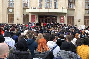 Как проходил митинг в поддержку Навального в Краснодаре © Фото Антона Быкова, Юга.ру