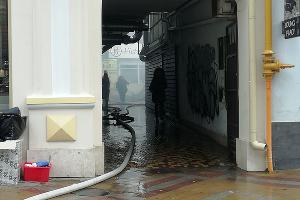 Пожар на ул. Красной © Фото Ксении Мареич, Юга.ру