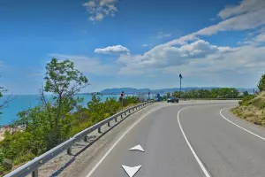 Трасса М-4 «Дон», 1536-й км &copy;&nbsp;Скриншот страницы сервиса &laquo;Яндекс Карты&raquo;, 2024 год