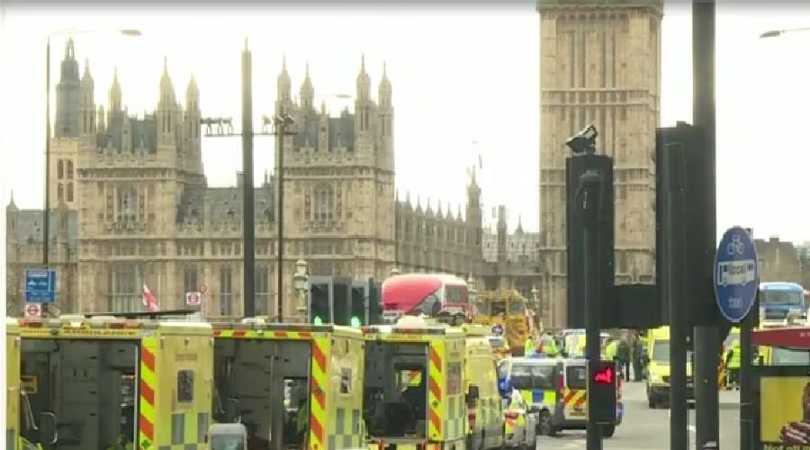 Теракт в Лондоне © Скриншот из репортажа Sky News