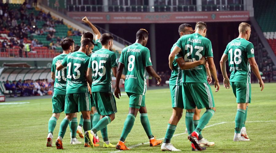 Матч «СКА-Хабаровск» — «Ахмат», Хабаровск, 26 сентября 2018 года &copy;&nbsp;Фото пресс-службы ФК &laquo;Ахмат&raquo;