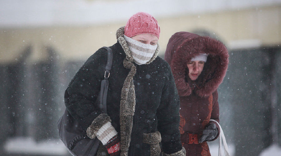 Снегопад в Ставрополе &copy;&nbsp;Эдуард Корниенко, ЮГА.ру