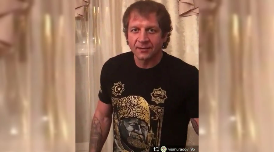 Александр Емельяненко &copy;&nbsp;Скриншот видео из аккаунта instagram.com/vismuradov_95_