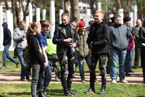 Митинг протеста в Вишняковском сквере &copy;&nbsp;Фото Елены Синеок, Юга.ру