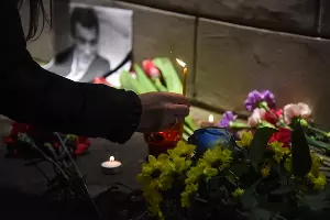 Акция памяти Бориса Немцова в Краснодаре &copy;&nbsp;Елена Синеок, ЮГА.ру