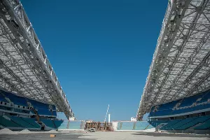 Делегация FIFA проверила готовность сочинского стадиона "Фишт" &copy;&nbsp;Нина Зотина, ЮГА.ру