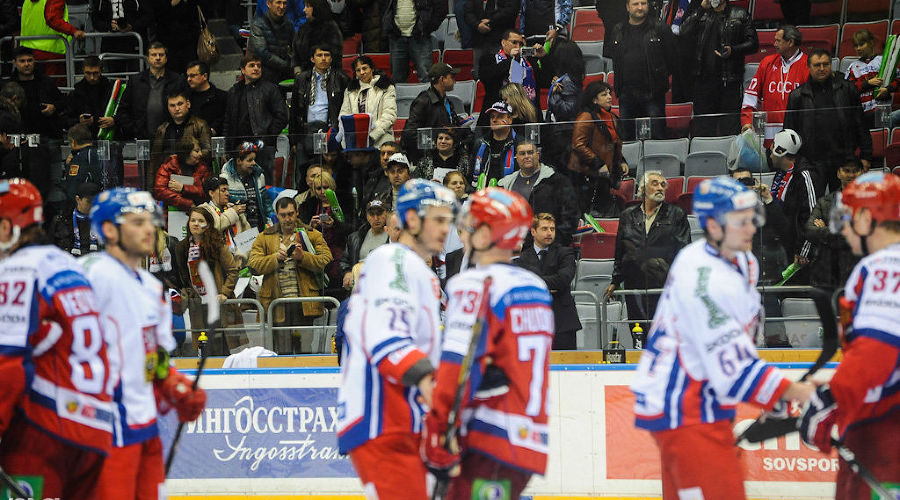 Сборная России по хоккею проиграла чехам в Сочи &copy;&nbsp;Нина Зотина, ЮГА.ру