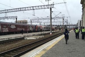 «Поезд Победы» в Краснодаре 21 февраля 2023 года © Фото Александра Гончаренко, Юга.ру