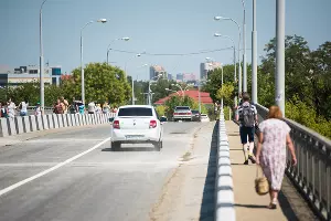 Яблоновский мост открыли после ремонта &copy;&nbsp;Фото Елены Синеок, Юга.ру