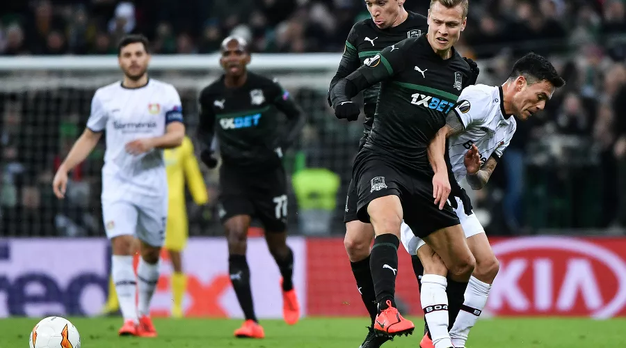 Матч «Краснодар» — «Байер» &copy;&nbsp;Фото пресс-службы ФК &laquo;Краснодар&raquo;