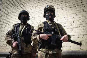 СОБР "Беркут" ГУ МВД России по Краснодарскому краю &copy;&nbsp;Фото Елены Синеок, Юга.ру