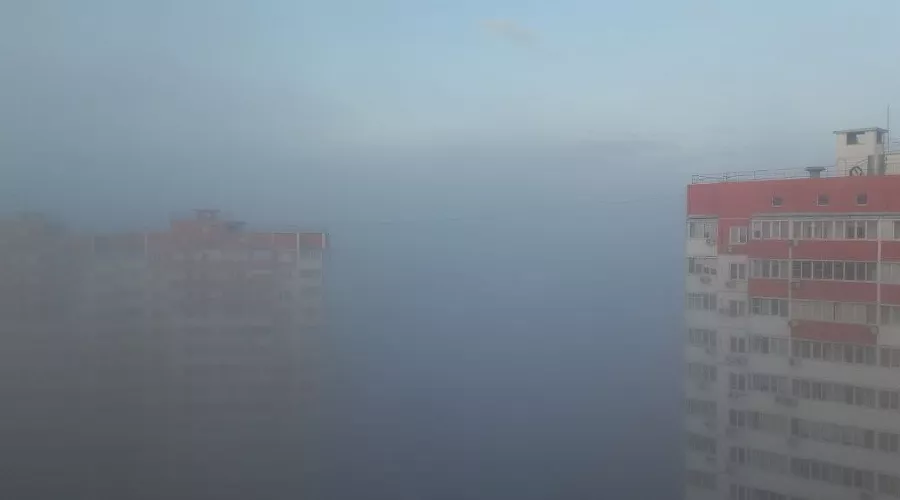 Туман в Краснодаре &copy;&nbsp;Фото Андрея Малёваного, Юга.ру