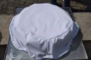 Самый большой круг адыгейского сыра &copy;&nbsp;Фото Елены Малышевой, Юга.ру