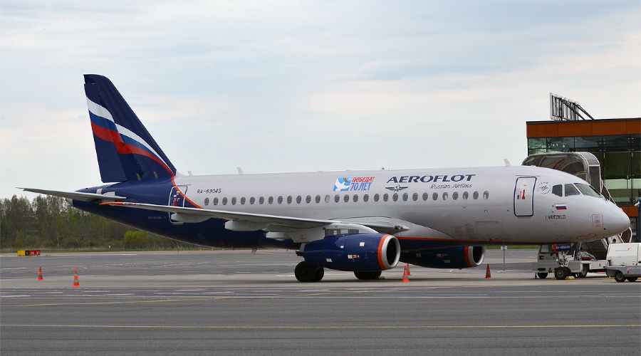 Sukhoi Superjet 100 © Фото с сайта wikimedia.org