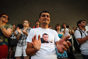 Акция в поддержку Навального в Краснодаре © Елена Синеок, ЮГА.ру