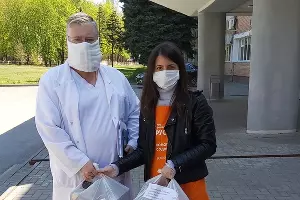 Доставка в городскую клиническую больницу № 20 в Ростове-на-Дону &copy;&nbsp;Фото X5 Retail Group во &laquo;ВКонтакте&raquo;