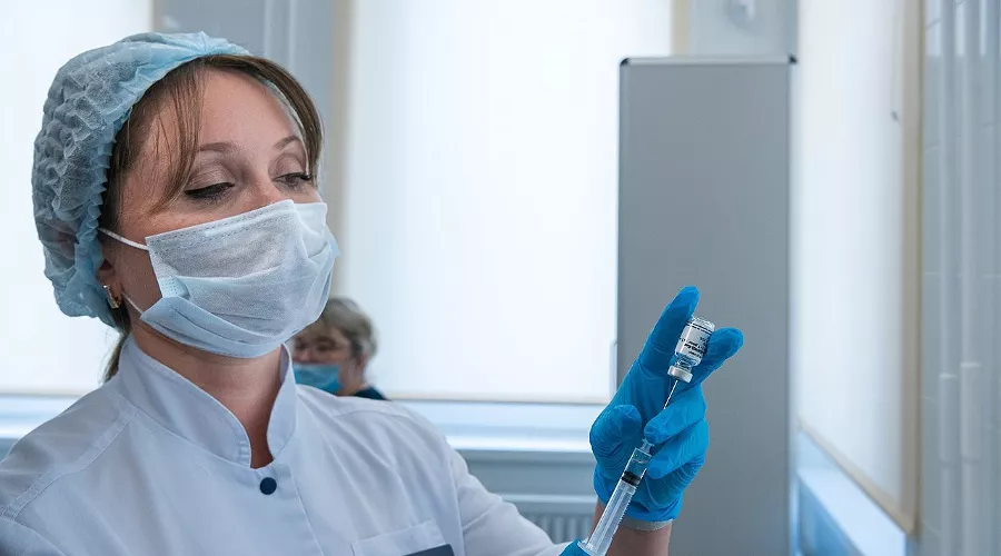 Вакцинация медицинских работников в Москве &copy;&nbsp;Фото пресс-службы Правительства Москвы, mos.ru