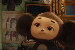 Кадр из трейлера к фильму «Чебурашка 2» &copy;&nbsp;Скриншот видео с Rutube-канала &laquo;START&raquo;