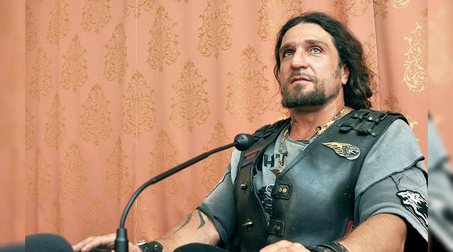 Президент мотоклуба "Ночные волки" Хирург &copy;&nbsp;Елена Синеок. ЮГА.ру