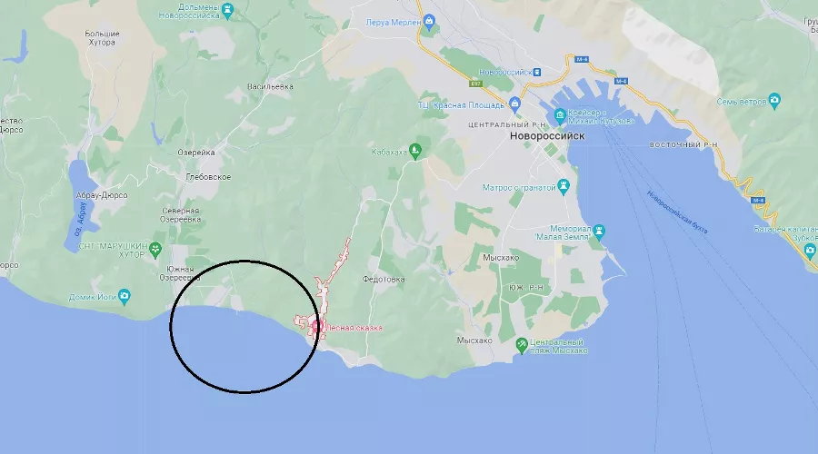  &copy;&nbsp;Скриншот с сайта www.google.com/maps