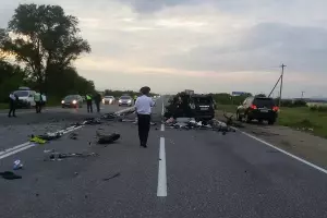 ДТП на Ставрополье &copy;&nbsp;Фото пресс-службы УГИБДД ГУ МВД по Ставропольскому краю