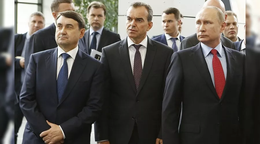 Вениамин Кондратьев, Владимир Путин &copy;&nbsp;Фото пресс-службы администрации Краснодарского края