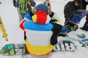Открытие горнолыжного сезона на курорте "Роза Хутор" в Сочи &copy;&nbsp;Ирина Лукьяшко. ЮГА.ру