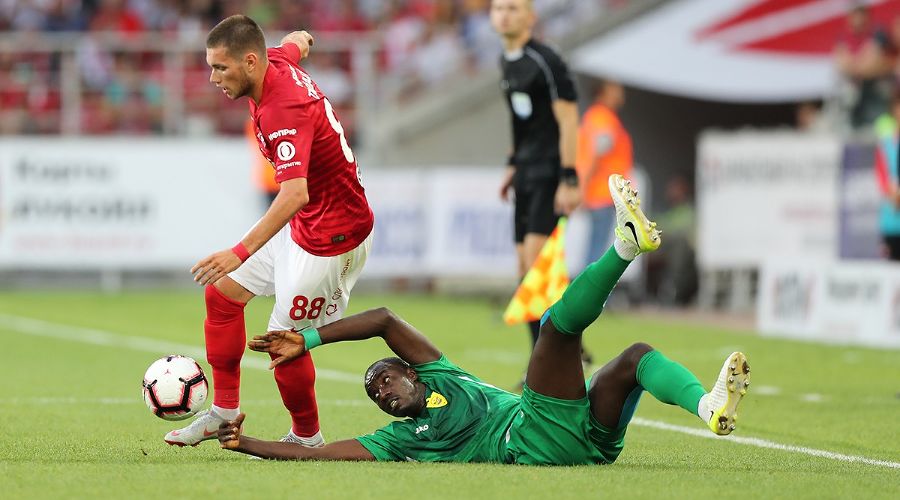 Матч 3-го тура РПЛ «Спартак» — «Анжи» © Фото пресс-службы РПЛ