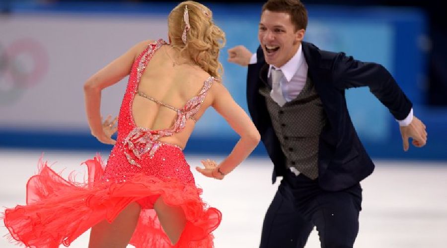 Екатерина Боброва и Дмитрий Соловьев на Олимпиаде-2014 © РИА Новости