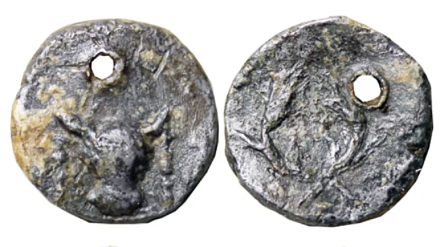 Cвинцовая тессера &copy;&nbsp;Фото предоставлено пресс-службой Фонда &laquo;Вольное Дело&raquo;