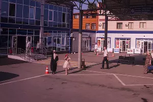 Конечная точка маршрута — автовокзал в Грозном &copy;&nbsp;Фото Евгения Мельченко, Юга.ру