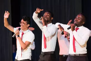 Премьера выступления интернационального вокального проекта &copy;&nbsp;Фото Елены Синеок, Юга.ру