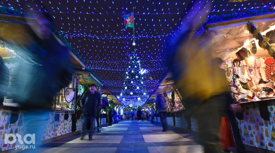 Новогодняя ярмарка в Краснодаре © Фото Елены Синеок, Юга.ру