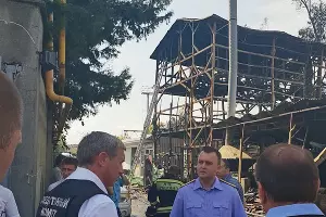 Пожар в Сочи 30 июля 2018 года &copy;&nbsp;Фото пресс-службы СУ СК РФ по Краснодарскому краю