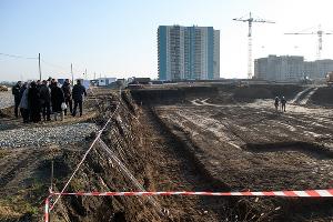 Строительство школы в Новознаменском районе &copy;&nbsp;Фото пресс-службы администрации Краснодара